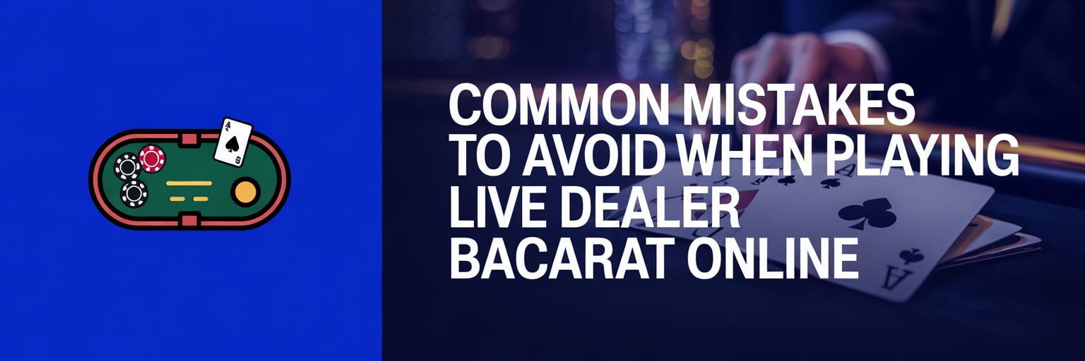 Common Mistakes to Avoid When Playing Live Dealer Baccarat Online